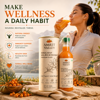 Amrit Valley Premium Sea Buckthorn Juice – 500ml (Pack of 1)